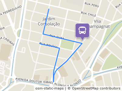 Mapa da parada