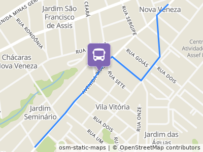 Mapa da parada