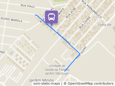 Mapa da parada