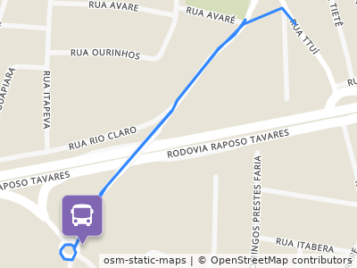 Mapa da parada