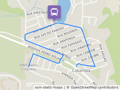 Mapa da parada
