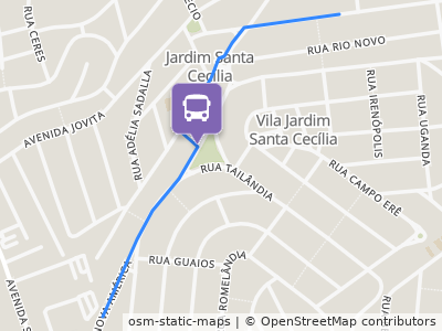 Mapa da parada