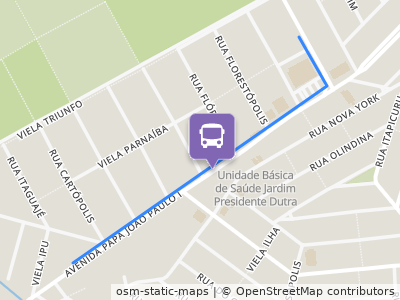 Mapa da parada