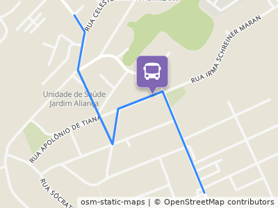 Mapa da parada