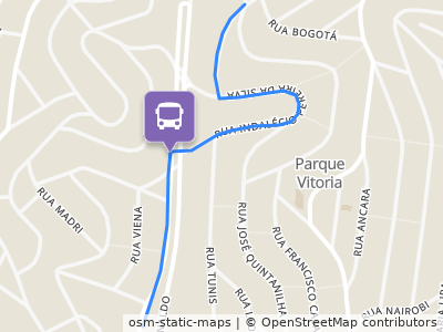 Mapa da parada