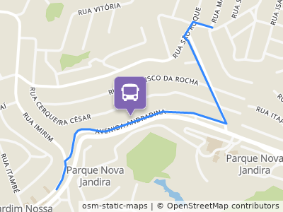 Mapa da parada