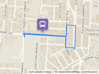Mapa da parada