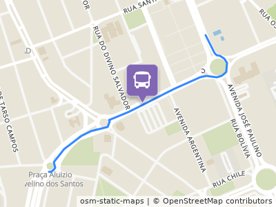 Mapa da parada