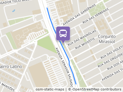 Mapa da parada