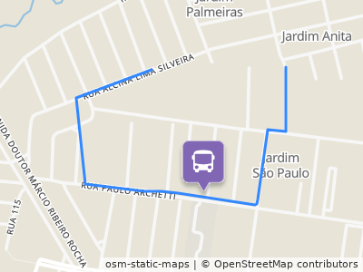 Mapa da parada