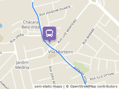 Mapa da parada