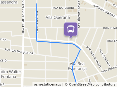Mapa da parada