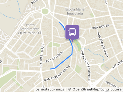 Mapa da parada