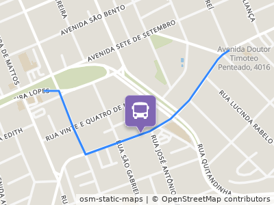 Mapa da parada