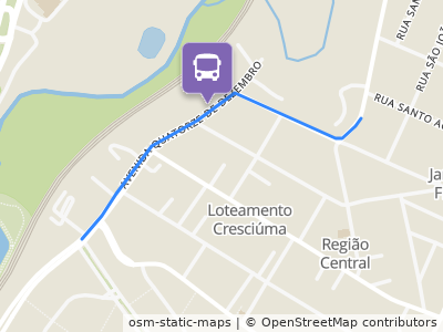 Mapa da parada