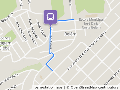 Mapa da parada