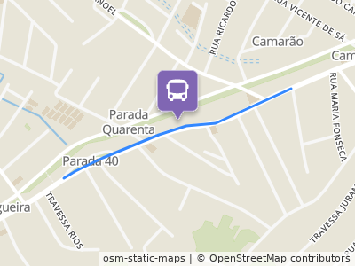 Mapa da parada