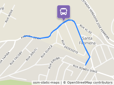 Mapa da parada