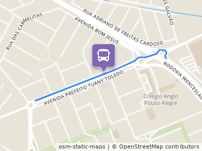 Mapa da parada