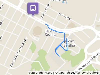 Mapa da parada