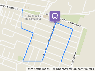 Mapa da parada