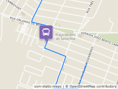 Mapa da parada