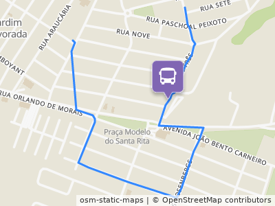 Mapa da parada