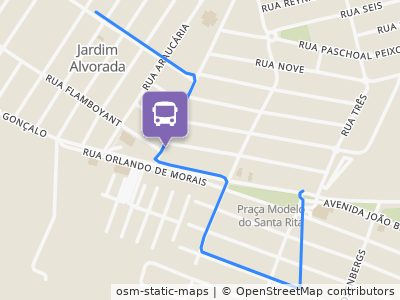 Mapa da parada
