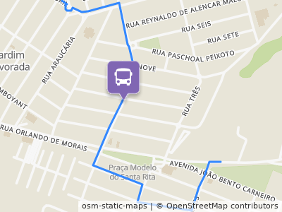 Mapa da parada