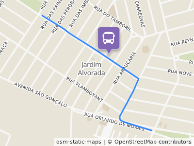 Mapa da parada