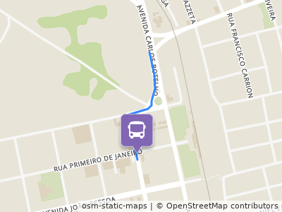 Mapa da parada