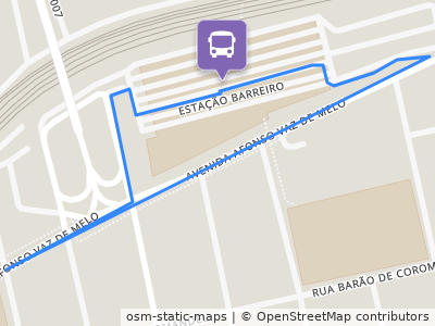 Mapa da parada