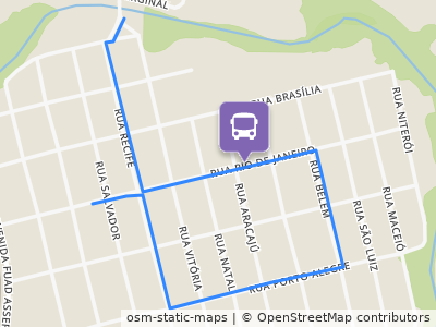 Mapa da parada