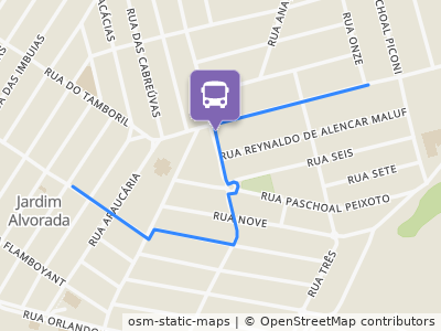 Mapa da parada