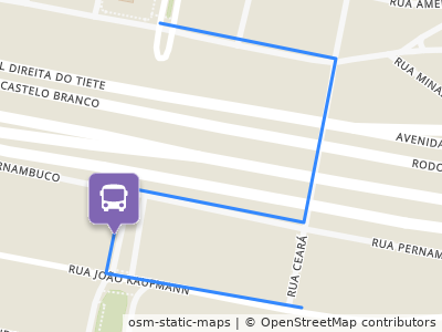 Mapa da parada