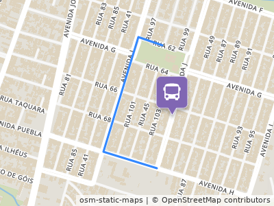Mapa da parada