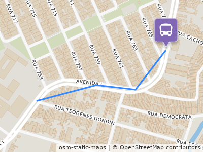Mapa da parada