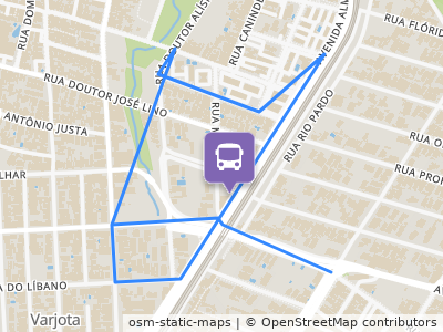 Mapa da parada