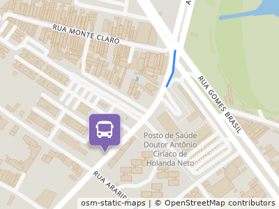 Mapa da parada