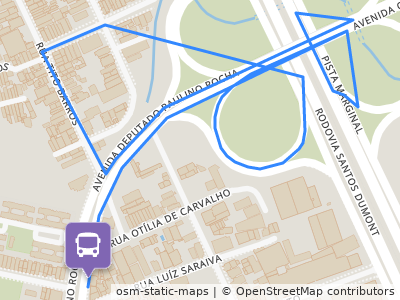 Mapa da parada