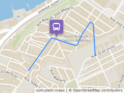 Mapa da parada