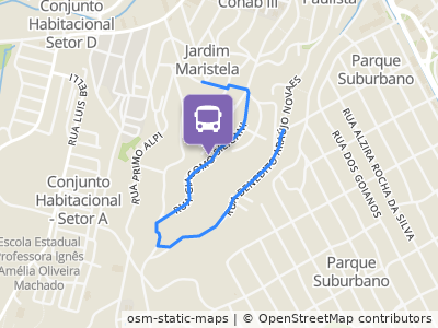 Mapa da parada