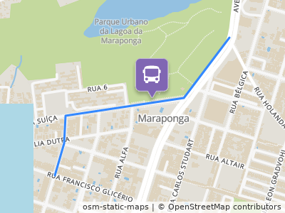 Mapa da parada