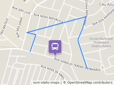 Mapa da parada