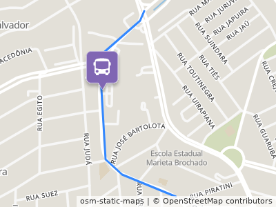 Mapa da parada