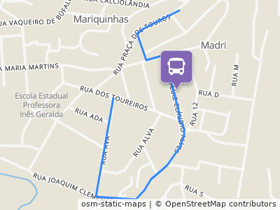 Mapa da parada