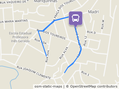 Mapa da parada
