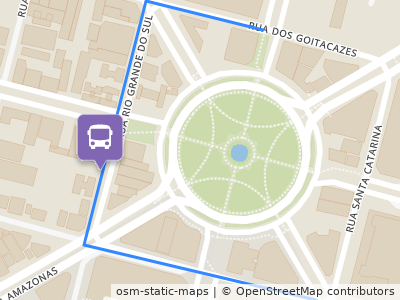Mapa da parada