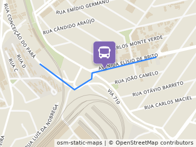 Mapa da parada