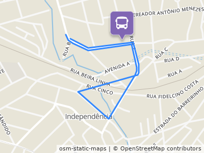 Mapa da parada